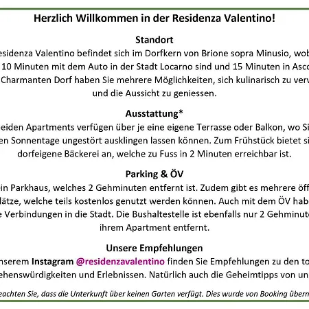 Residenza Valentino * Locarno